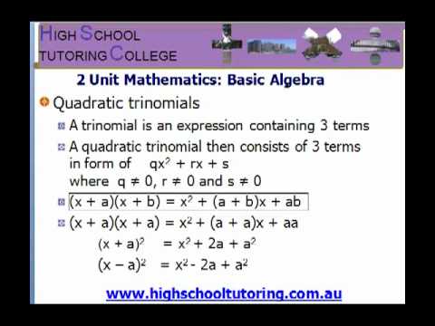 HSC Tutoring - Maths