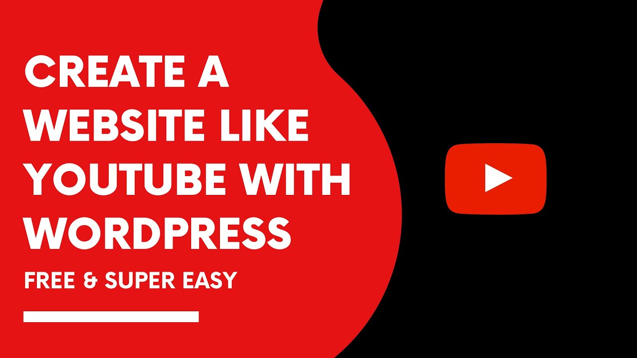 How To Make A Website Like YouTube With WordPress | Create A Video ...