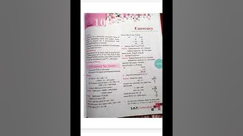 MATH!RBSE!Class-5th Exercise-10.2 Currency By Durgesh Sir