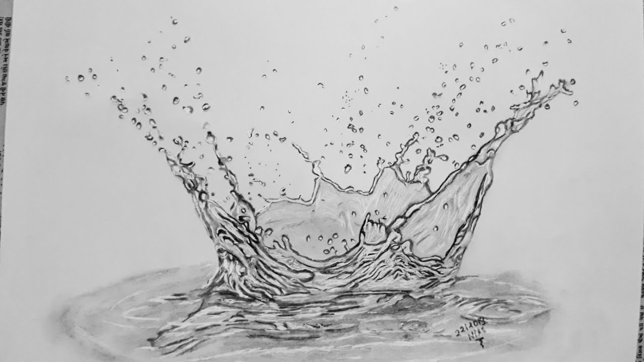 splash drawing  Drawings Water art Water drawing