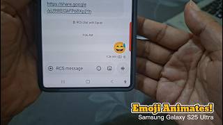 How to Enable Expressive Emoji Animations in Google Messages on Samsung Galaxy S25 Ultra
