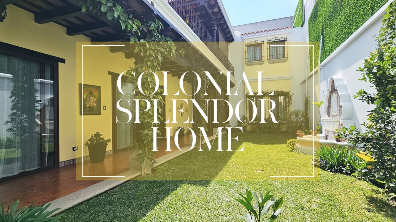 Colonial Splendor Home for sale in Antigua Guatemala H658 $435,000