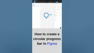 👉 How to create a circular progress bar in Figma.  Quick Figma tutorials. Figma circle progress bar