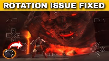 How to Fix Analog Rotation Issue in God of War Ghost of Sparta | PPSSPP Android 
