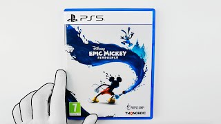 Disney Epic Mickey Rebrushed PS5 Unboxing