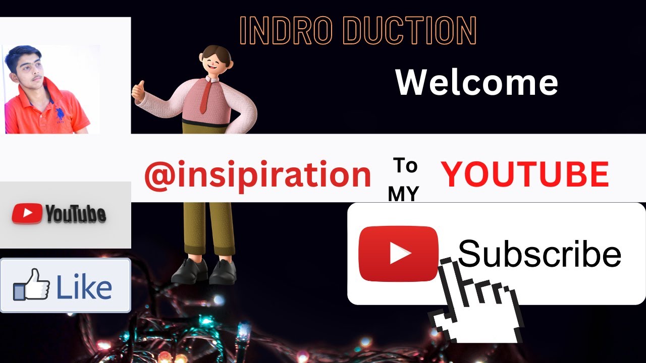 How to create first introduction vedio in youtube \introduction ...