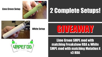SMPL Giveaway | VAPEFOG