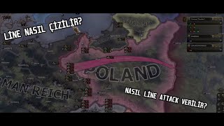 HOİ4 Line Nasıl Çizilir? | HOİ4 Öğretici Rehber #1 Savaş Mekanikleri