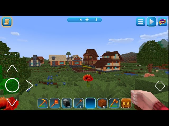 Realmcraft | Survival mode | Part 1| Finding a village and house class=