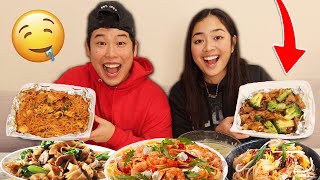 We Always Order The Same Thing | Thai Food Mukbang | Zach & Tee