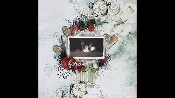 "Forever" - Mixed Media Scrapbooking Layout Video Tutorial