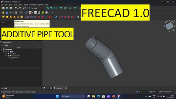 ADDITIVE PIPE TOOL || FREECAD TUTORIAL IN HINDI