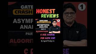 HONEST REVIEW 🔥 Algorithms Crash Course for GATE 2026 | Algorithms by Pankaj Sir | Asymptotic Not...