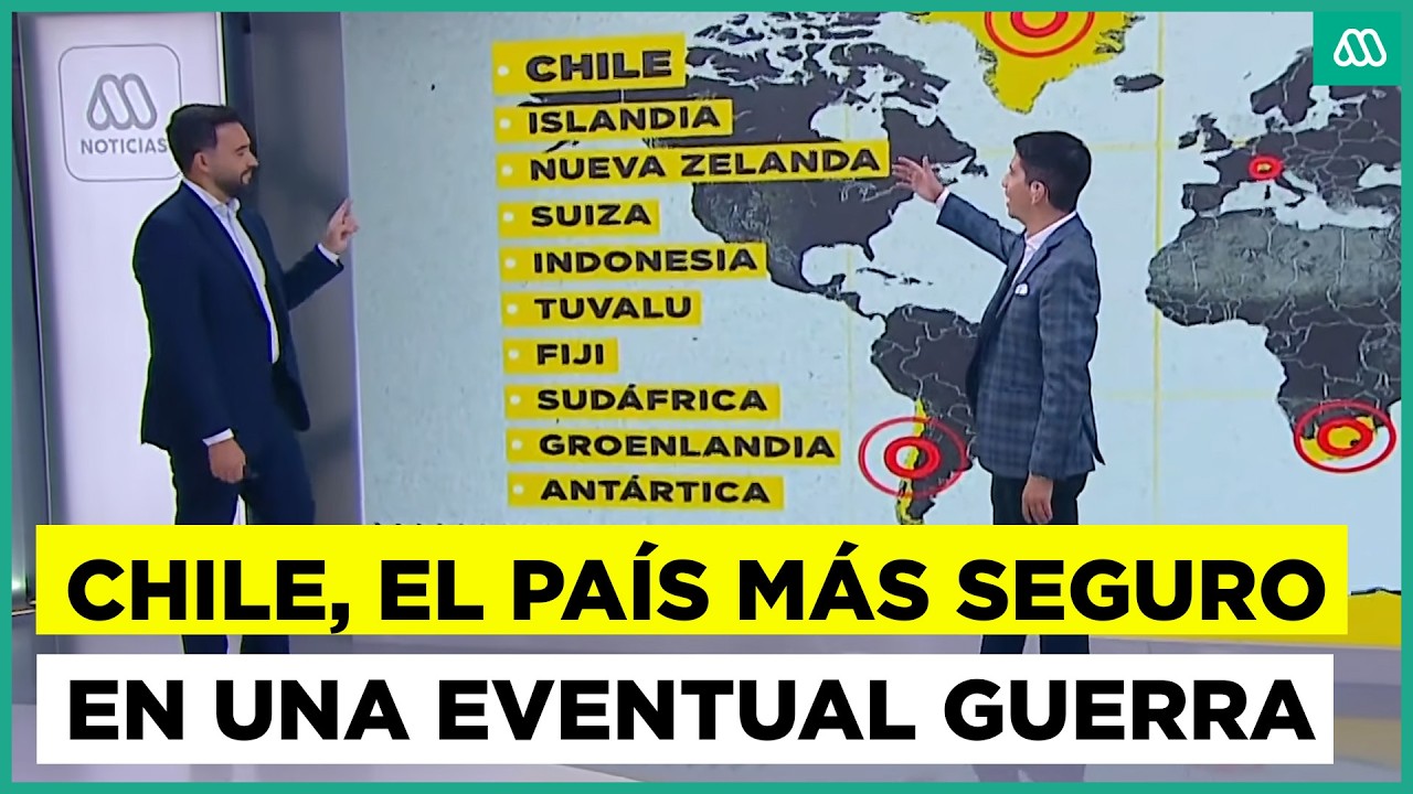 Chile sería el país más seguro en una eventual Tercera Guerra Mundial