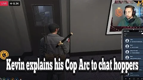 Kevin explains his Cop Arc to chat hoppers | No-Pi...