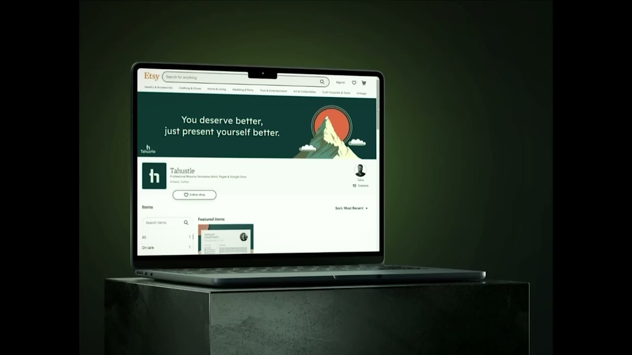 Tahustle's Professional Resume Templates on Etsy