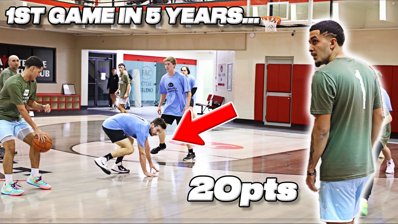 I Played My First Basketball Game in 5 Years... YouTube