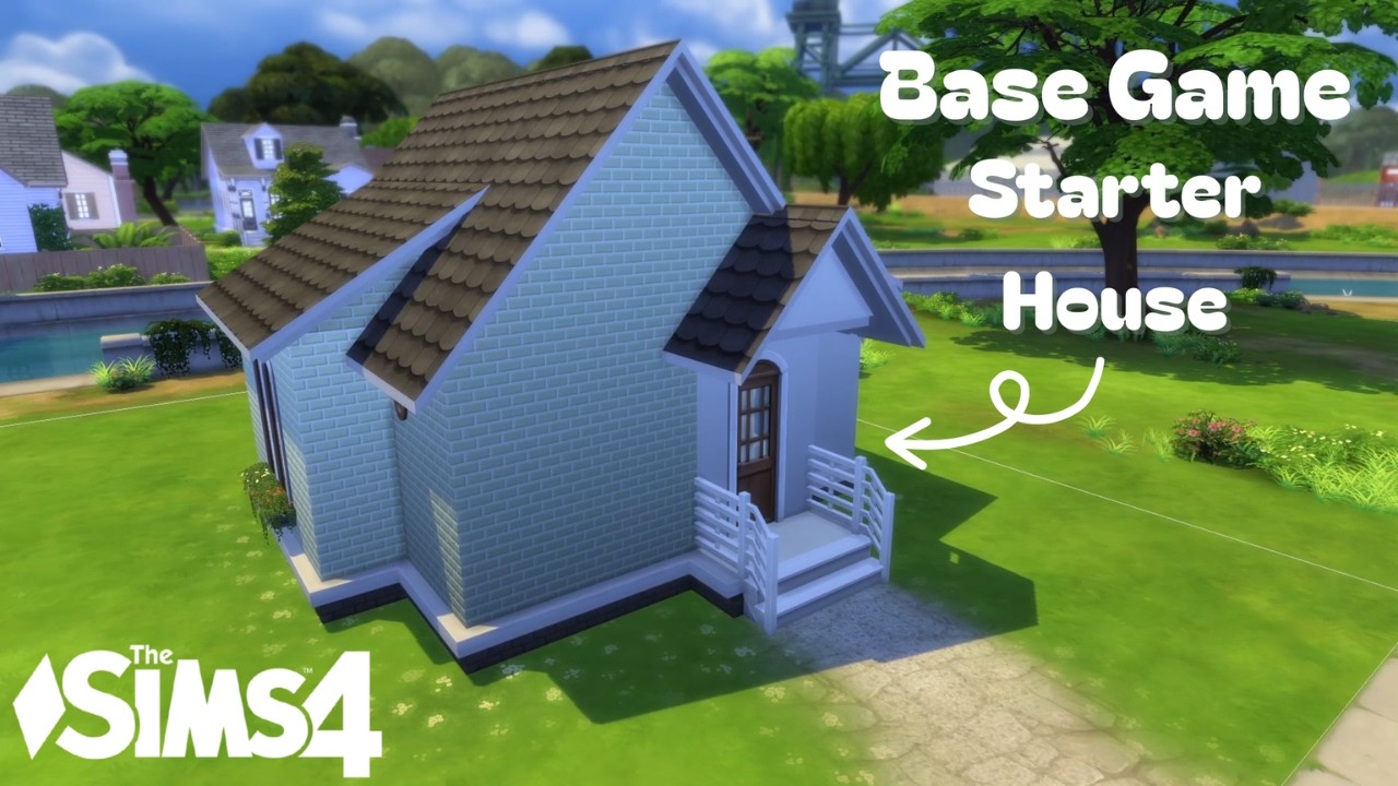 Tiny Starter House | The Sims 4 Speed Build | Base Game // No CC