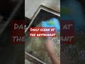 Clean the Restaurant irigation #shortvideo #cleaning #restaurant #dailyjob #higiene#safe #work