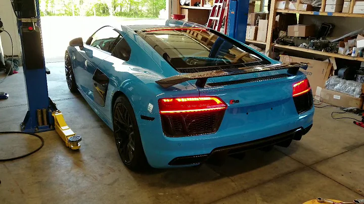 2017 R8 cold start after quicksilver catback exhaust installation