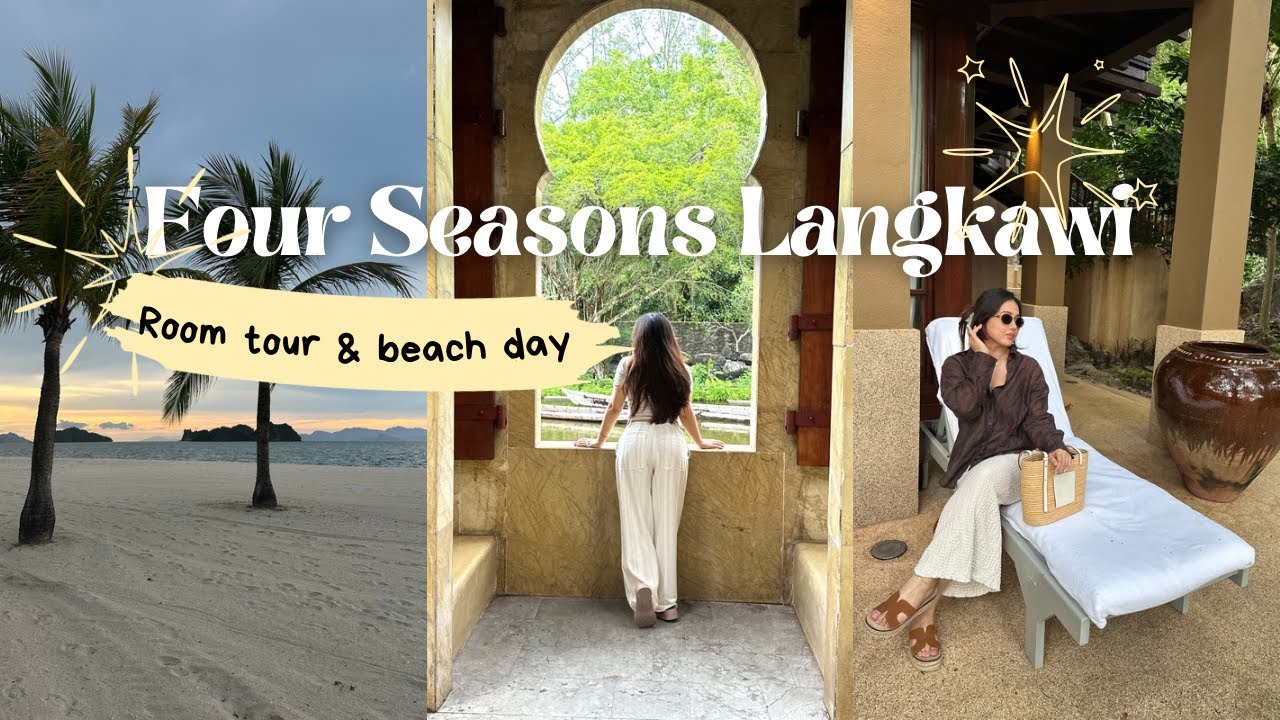 ARRIVING at Four Seasons Langkawi 🇲🇾 | Luxury Room Tour, Nasi Campur Lunch & Beach Vibes