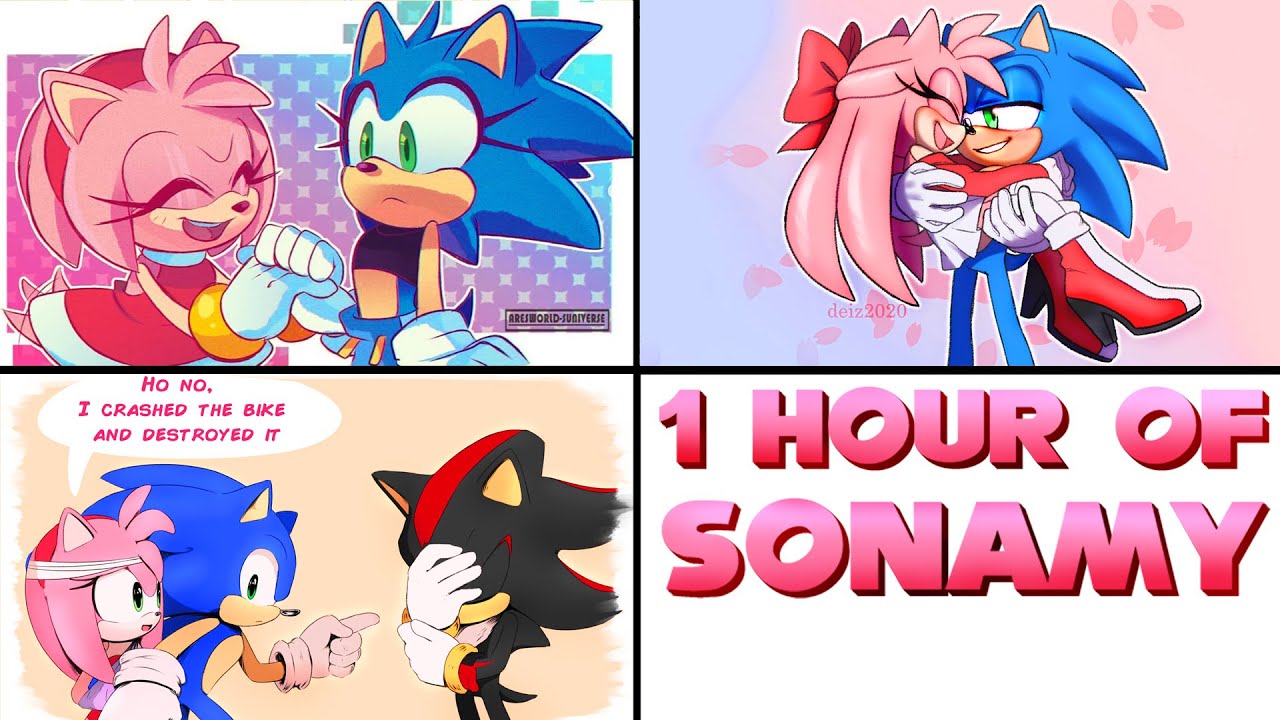 ANOTHER HOUR of Sonic x Amy - Sonamy Comic Dub MEGA COMP 