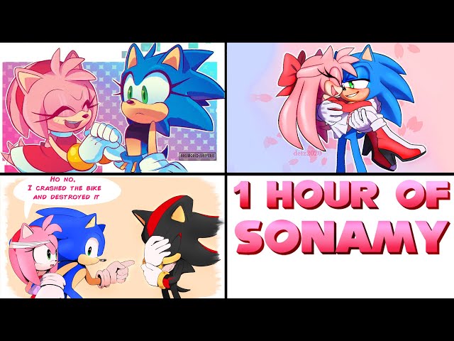 1 HOUR of Sonamy 10 Years Later - Sonic x Amy Comic Dub MEGA COMP 