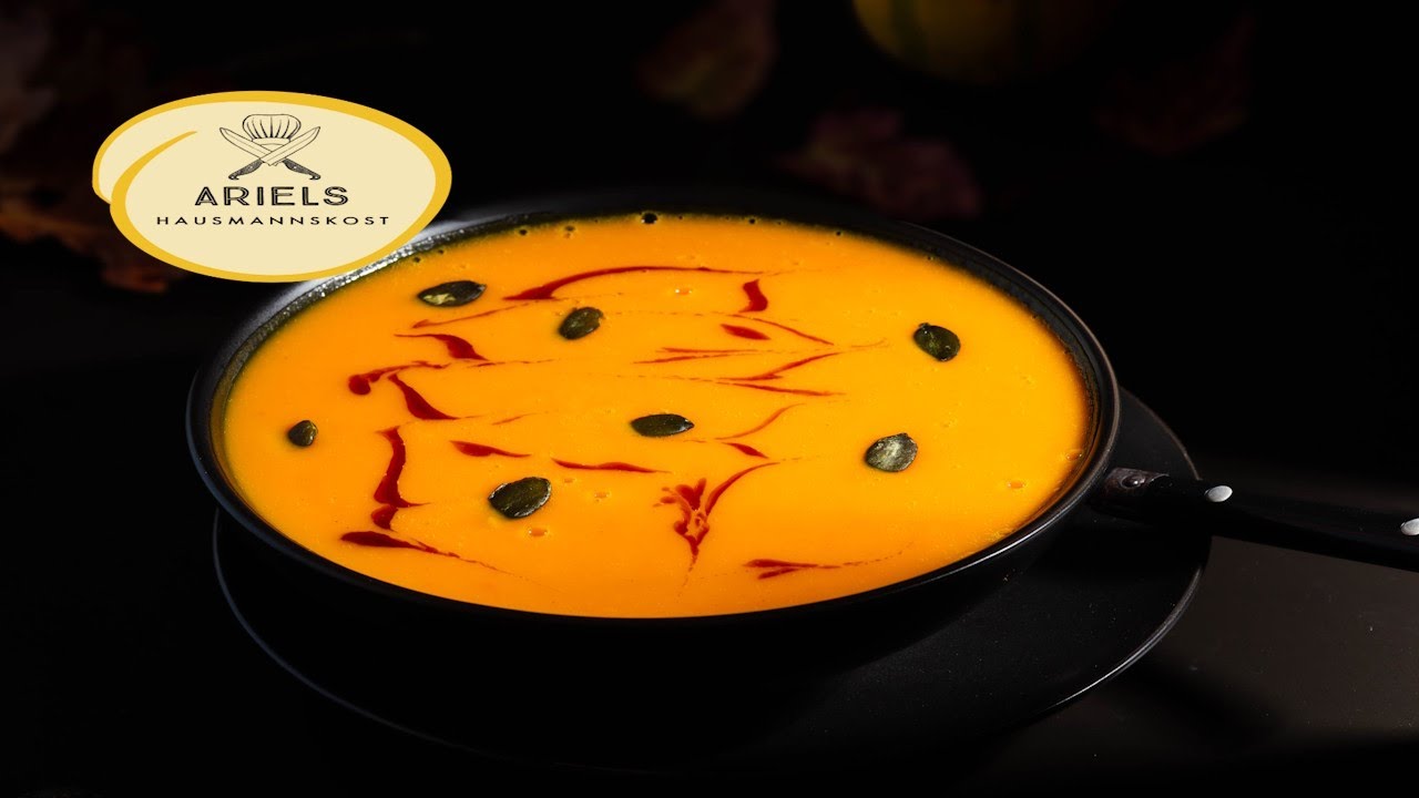 Kürbis-Karotten-Suppe, Hausmannskost,