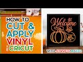 How to Cut Vinyl on a Cricut For Beginners! Easy Step-by-Step Tutorial   Fun Projects!