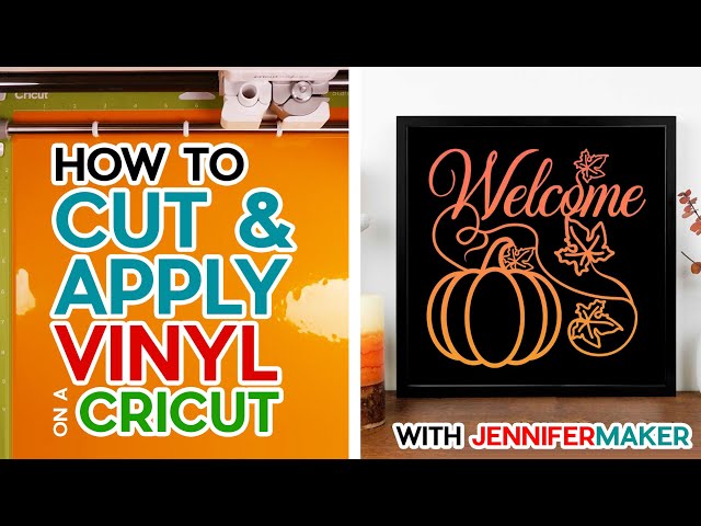 How to Cut Vinyl on a Cricut For Beginners! Easy Step-by-Step Tutorial +  Fun Projects! 