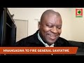 Watch live mnangagwa to fire general sanyatwe