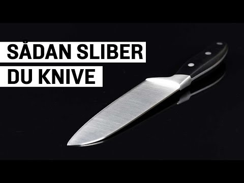 Video: Sådan Skærpes En Kniv Med En Vandsten (video)