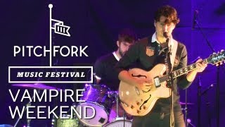 Vampire Weekend performs &quot;Horchata&quot; at Pitchfork Music Festival 2012