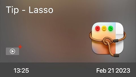 Tip - Lasso - Preview