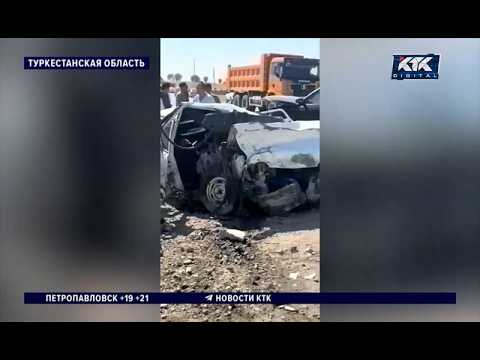 Two people killed in horrific car accident in Turkistan Region