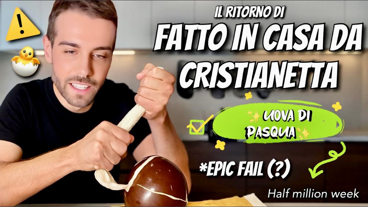 IL RITORNO DI FATTO IN CASA DA CRISTIANETTA 🍫🧑🏻‍🍳 CREO IL MIO UOVO DI PASQUA PARTENDO DA ZERO!