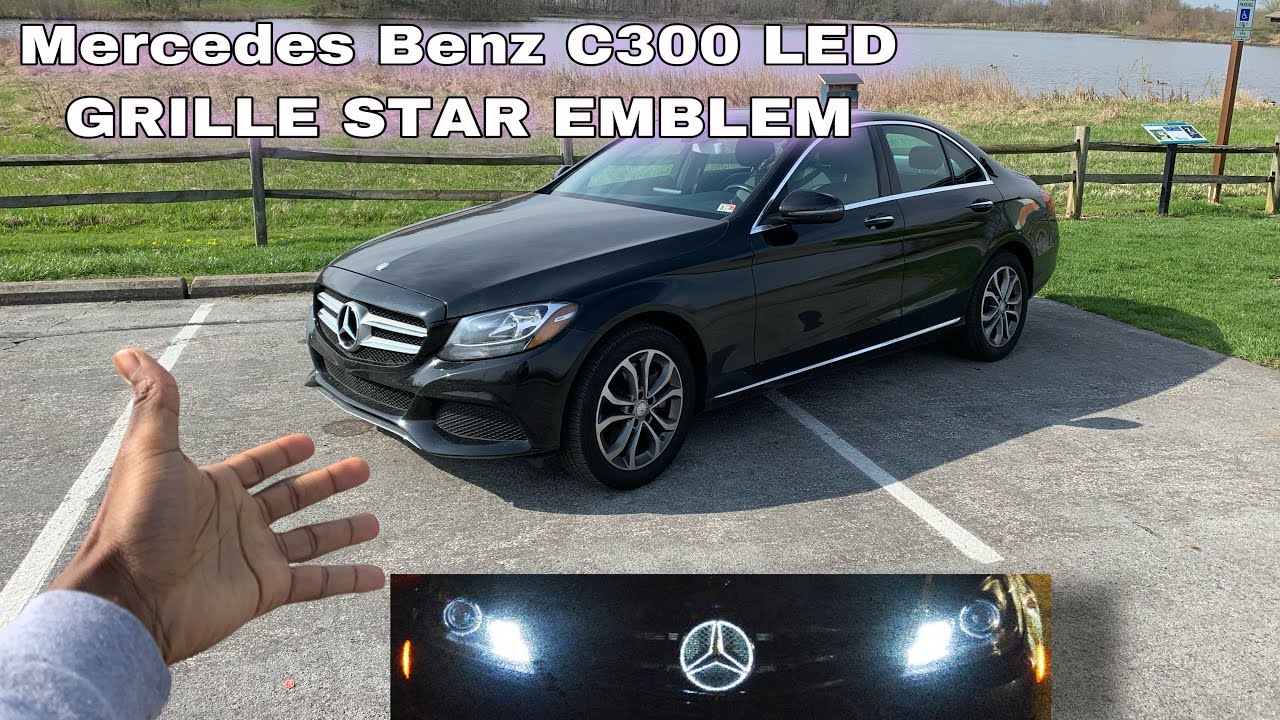 BEST DIY! Mercedes Benz LED Grille Star Emblem YouTube