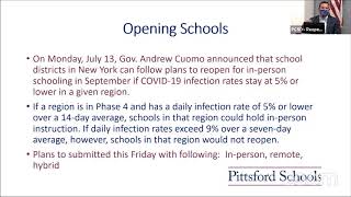 Reopening Schools Forum for Staff - July 29, 2020