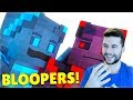 REACTING TO FUNNY SONGS OF WAR BLOOPERS MOMENTS Minecraft Animations (EP6-10)