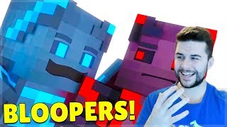 REACTING TO FUNNY SONGS OF WAR BLOOPERS MOMENTS Minecraft Animations (EP610)