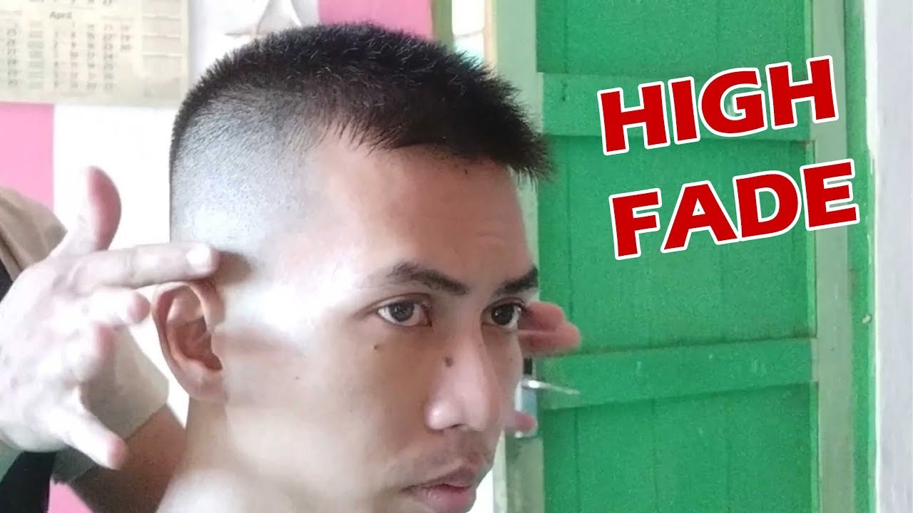 High Fade Military or Taruna Model Cepak Haircut  