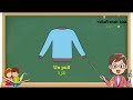 تعليم الاطفال الملابس باللغة الفرنسية بسهولة Apprendre Les Vetements En Francais 
