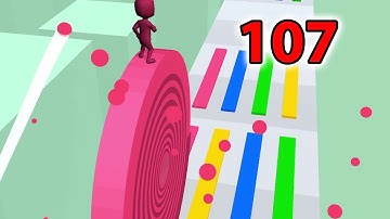 Layers Roll - Level 107 - New Level New Update Gameplay Walkthrough iOS, Android