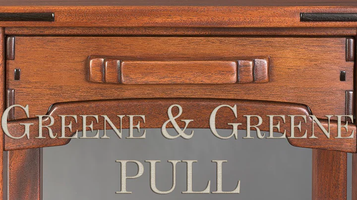 Greene & Greene Style "Ribbon"  Drawer Pull ( usin...