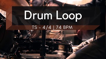 Drum Loop |  74 BPM | TS - 4/4 | FREE MIDI