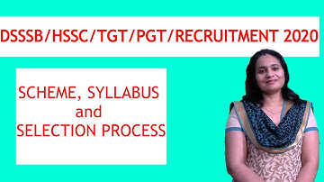 DSSSB/HSSC/TGT/PGT Computer Science Recruitment 2020 | SCHEME & SYLLABUS|Computer Science Exam Crack