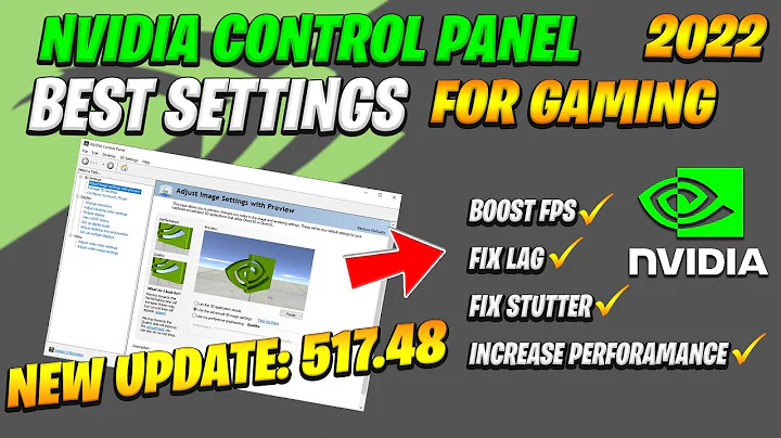 Nvidia Control Panel New update 517.48 (2022 FOR Best Setting Gaming)