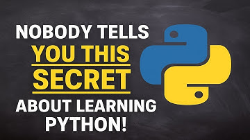 Nobody tells you this Secret About Learning Python!