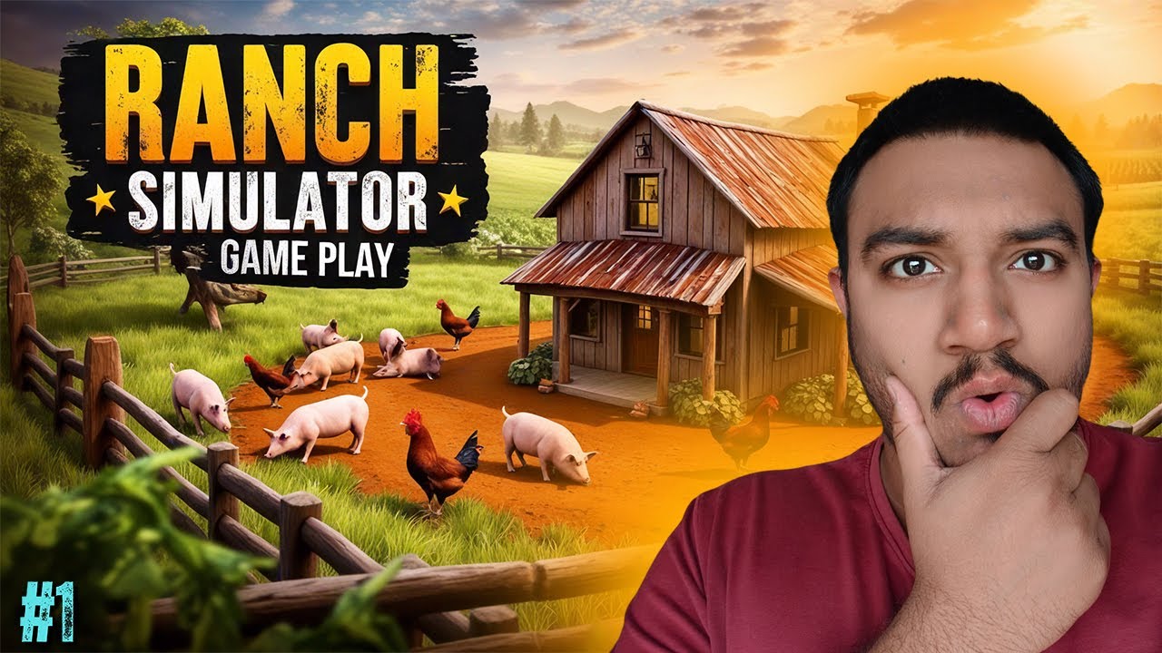 DAY 1 IN SOUTHWEST MAP OF RANCH SIMULATOR GAMEPLAY 🚜🐓| RANCH SIMULATOR ...