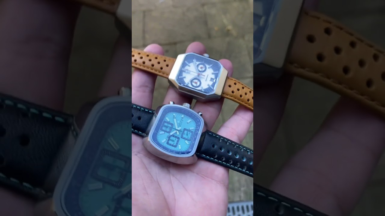 Straton Speciale 42mm next to the Sportiva 38mm 